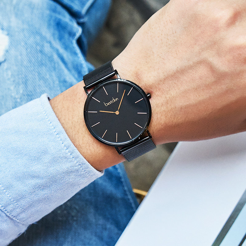 邦顿情侣一对简约气质男女名牌对表 bestdon邦顿典仑国产腕表