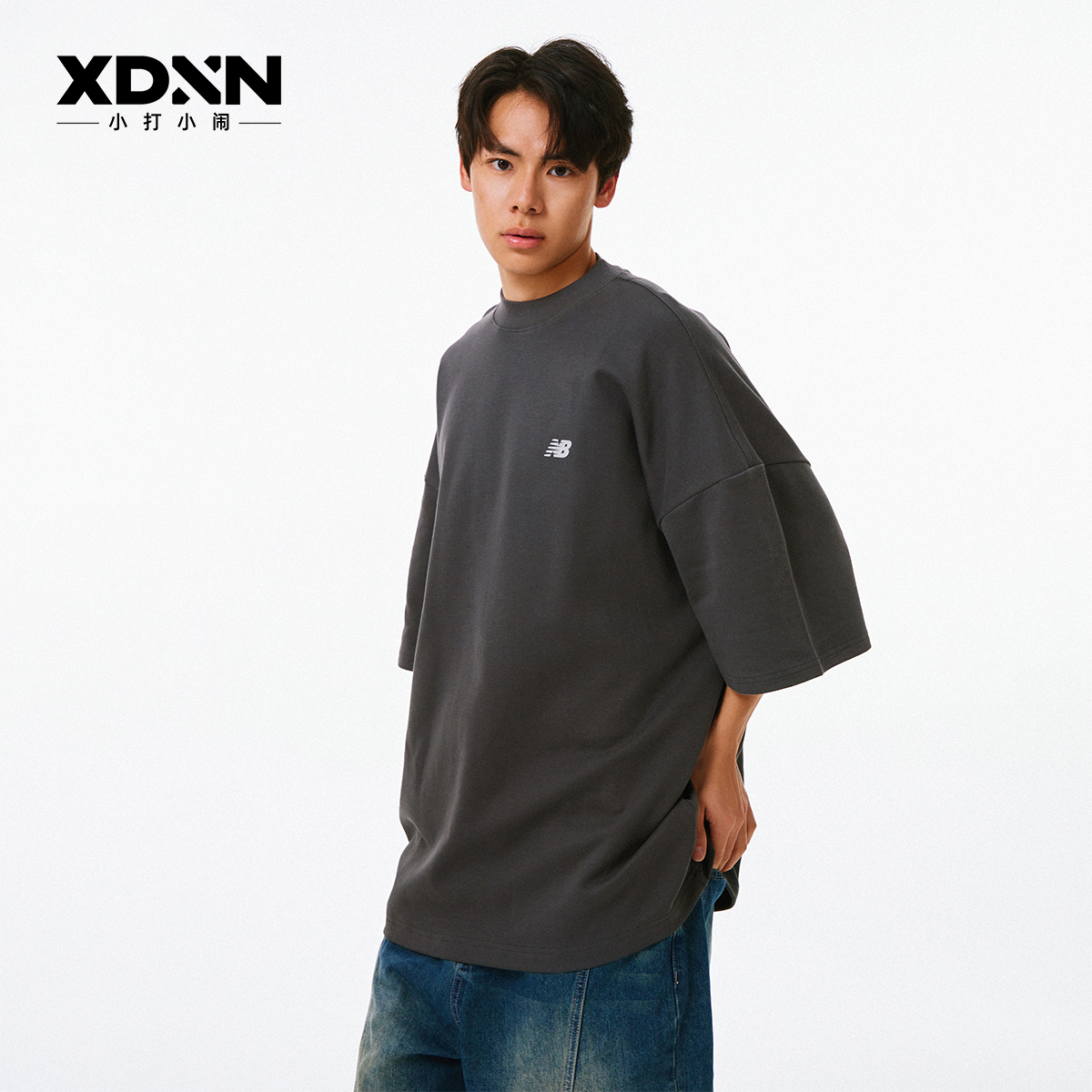 New Balance/NB 官方正品半袖男女情侣短袖秋季宽松T恤AMT41315,淘宝优惠券,粉丝福利购,淘宝优惠卷