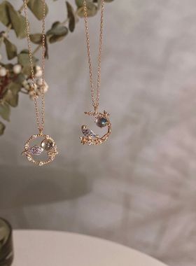 梦幻古风喜上眉梢云霄项链女