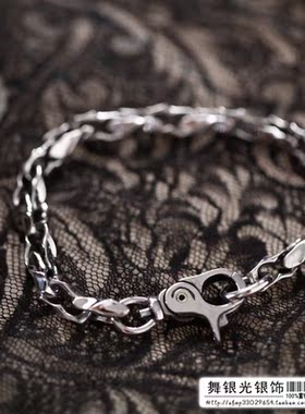 泰国纯银男士手链