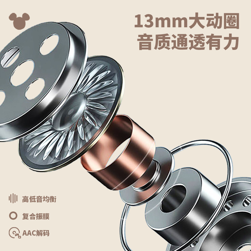 迪士尼联名款官方正品真无线耳机 声腾数码蓝牙耳机