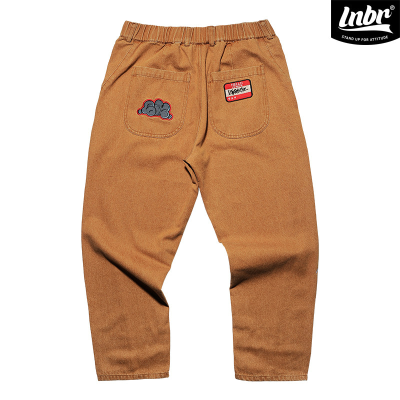 lnbr x shakewell联名款秋冬立体剪裁休闲裤男宽松百搭时尚工装裤,淘宝优惠券,粉丝福利购,淘宝优惠卷
