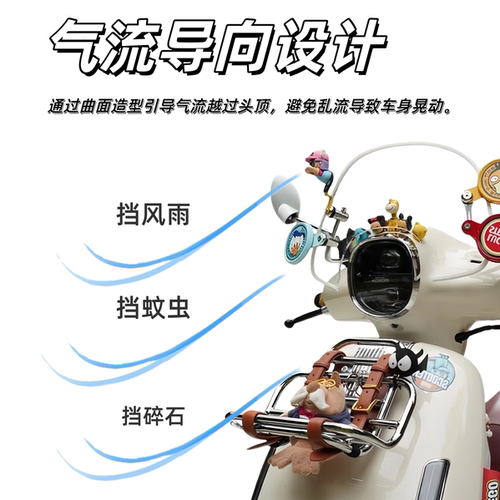 天飞仕适用于本田25款NW F125专用改装风挡F125前挡风玻璃NWF125 - 图1
