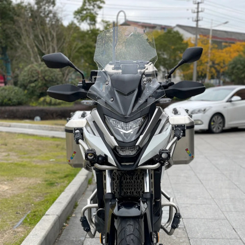 适用本田NC750X改装挡风玻璃NC750X风挡加高前挡风护胸板进口玻璃 - 图0