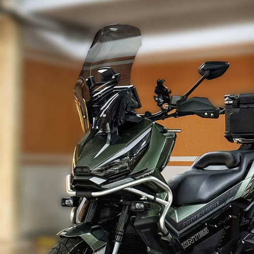 天飞仕适用于升仕368G风挡改装加高挡风368G改装配件前挡护胸板 - 图1