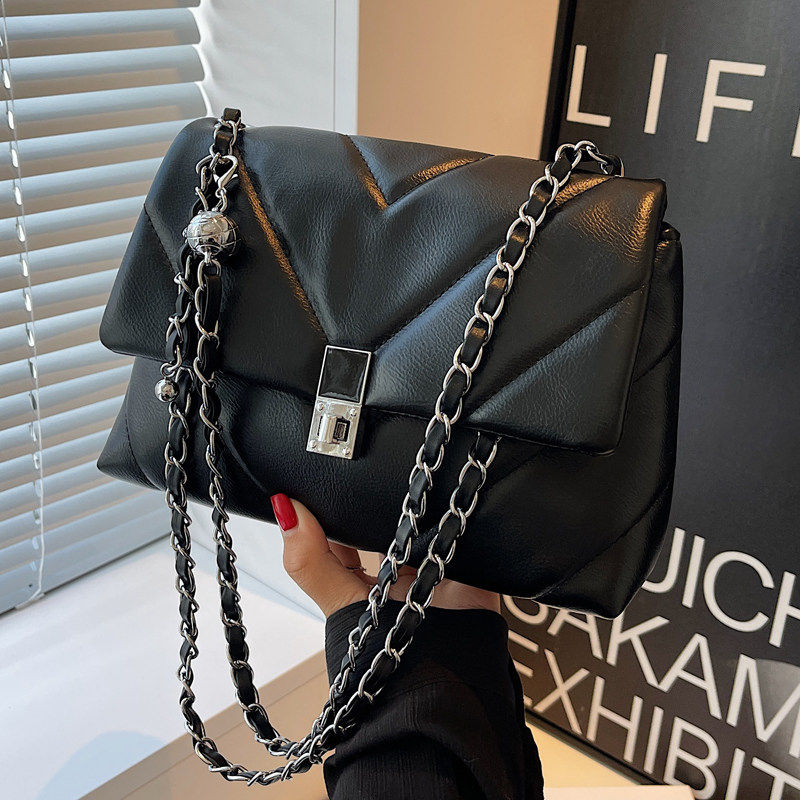 高级感精致链条包包女2026新款复古通勤单肩腋下包时尚休闲斜挎包,淘宝优惠券,粉丝福利购,淘宝优惠卷