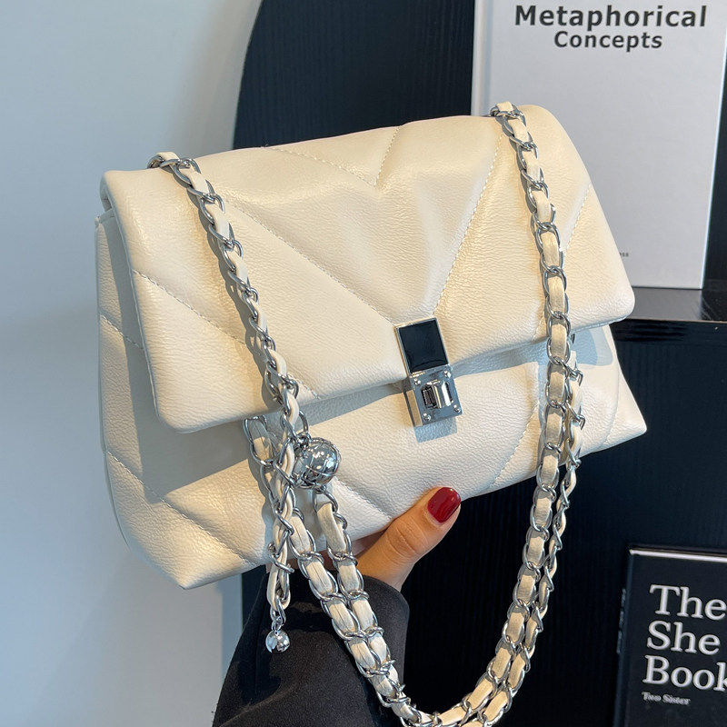 高级感精致链条包包女2026新款复古通勤单肩腋下包时尚休闲斜挎包,淘宝优惠券,粉丝福利购,淘宝优惠卷