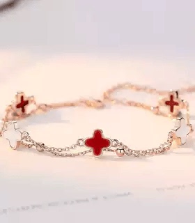 2024年新款手链红玛瑙小众设计