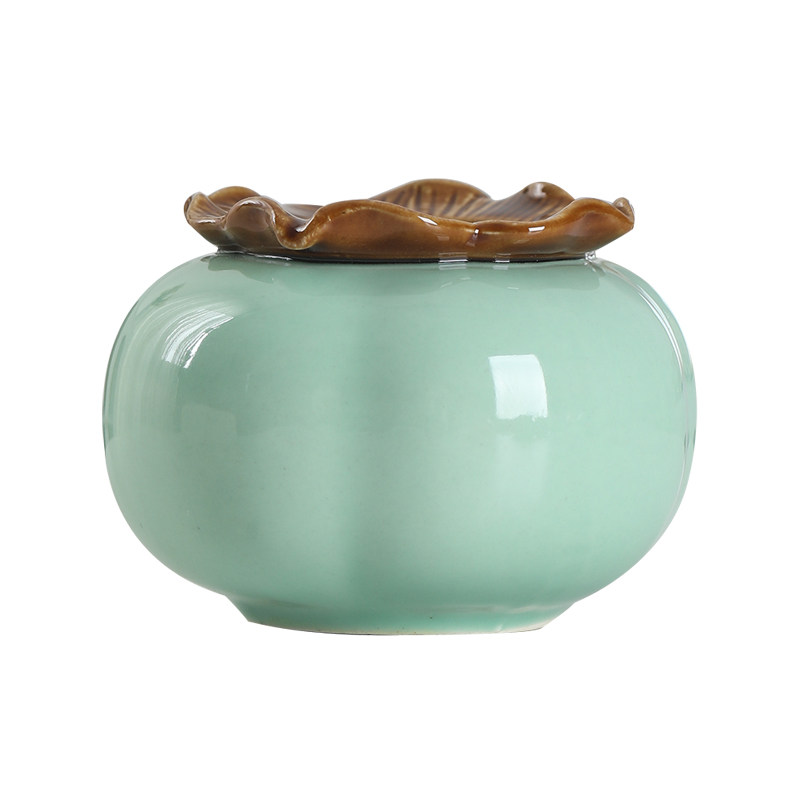 创意柿子花瓶陶瓷水养绿萝水培花盆花器客厅桌面办公桌装饰品摆件,淘宝优惠券,粉丝福利购,淘宝优惠卷