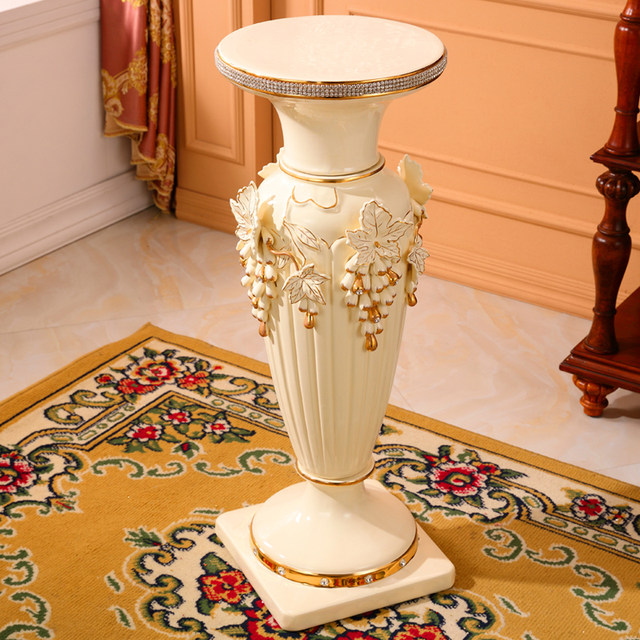 Rome high-end luxury ceramic floor-standing flower arrangement column