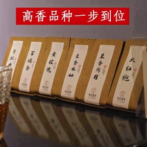 武夷山岩茶高香品种特级半价试喝组合装茶样正岩大红袍百瑞香茶叶