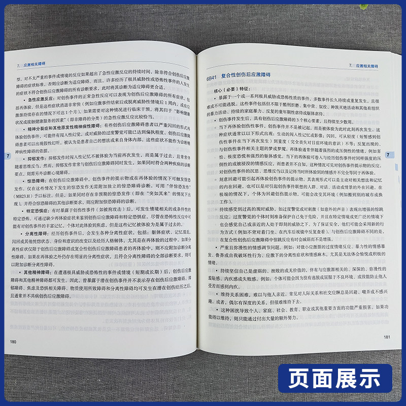 正版图书 ICD-11精神 行为与神经发育障碍临床描述与诊断指南 疾病和有关健康问题的国际分类编码工具书 人民卫生出版社