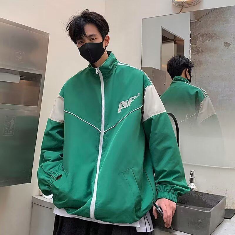 2025春秋痞帅外套男ins高街潮牌港风日系原宿风韩版潮流宽松夹克,淘宝优惠券,粉丝福利购,淘宝优惠卷