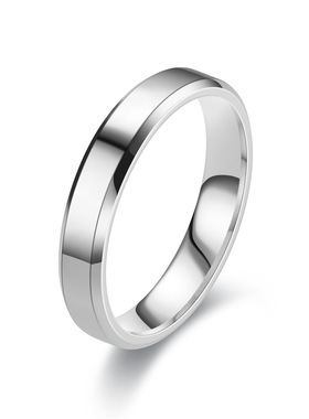 钛钢戒指女ing风潮情侣戒指