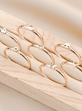 ing风钛钢戒指女不掉色