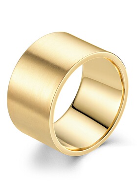 12mm超宽版钛钢戒指素面