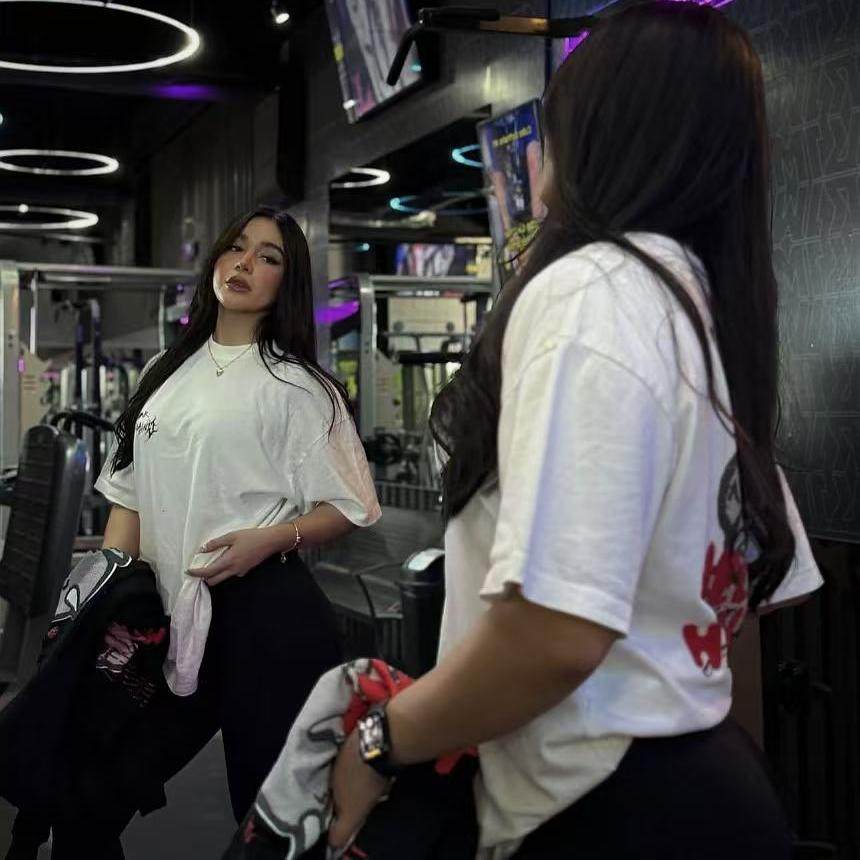 TTWOLVES定织全棉水洗黑五限定CV小恶魔男女同款运动健身T恤D162,淘宝优惠券,粉丝福利购,淘宝优惠卷