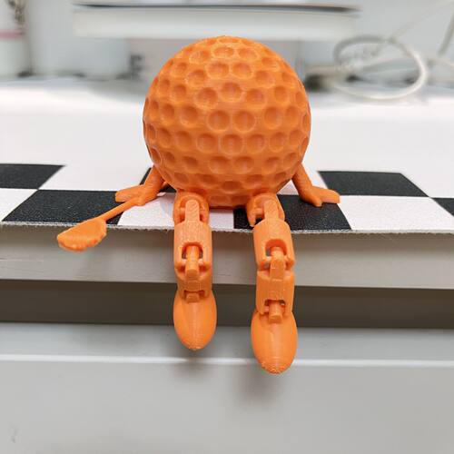 高尔夫摆件3D打印Golf Sitting Man高尔夫球坐姿小人工艺品礼物 - 图2