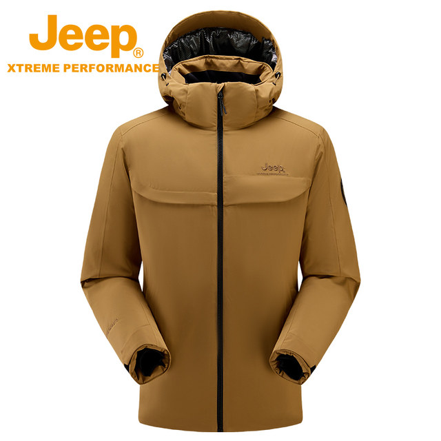 Jeep men's outdoor warm down jacket