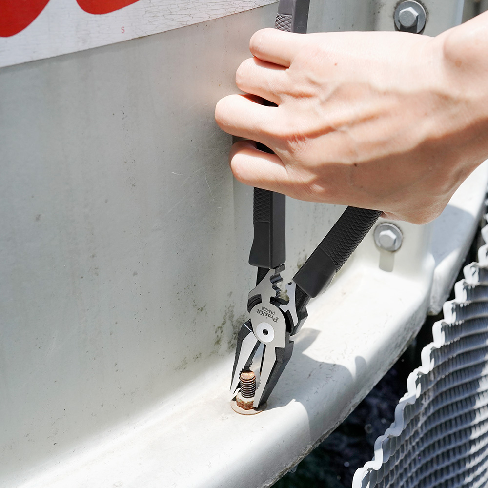 宝工PM-928螺丝钳多功能工业级9寸省力拆卸钳子大开口压接螺丝钳 - 图3