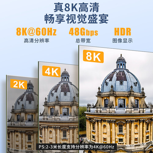 斯格mini hdmi线极细柔软micro hdmi转hdmi2.1线超细8k高清线相机 - 图2