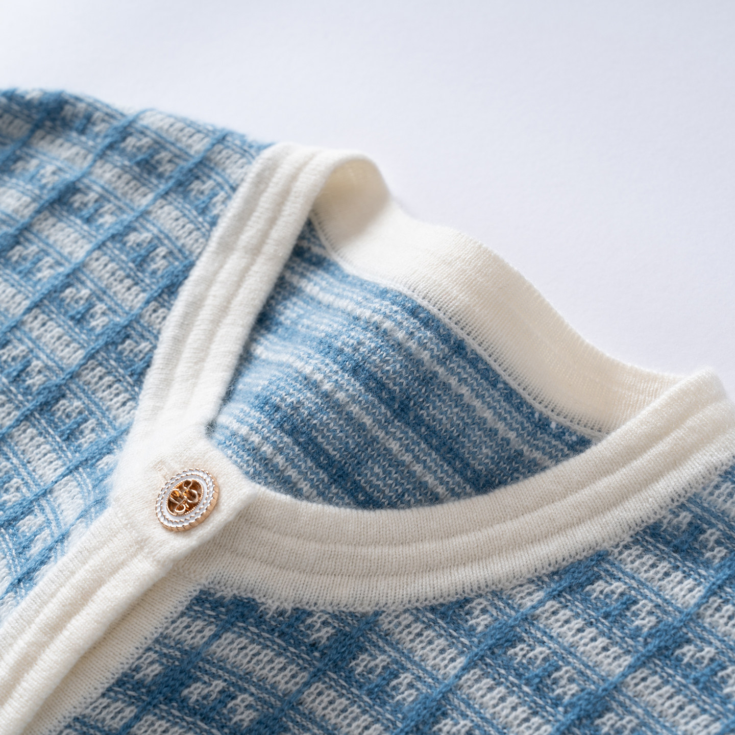 小香风开衫100%纯山羊绒衫女圆领针织开衫宽松毛衣打底衫百搭外套,淘宝优惠券,粉丝福利购,淘宝优惠卷