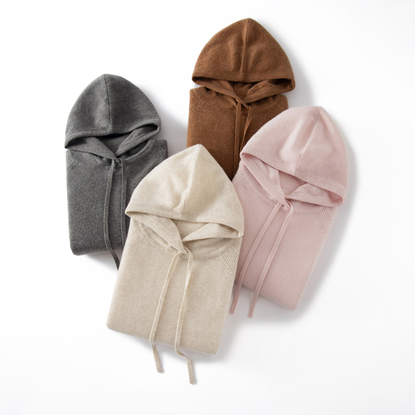 2025秋冬新款连帽宽松百搭羊绒衫女卫衣100%纯山羊绒针织毛衣打底,淘宝优惠券,粉丝福利购,淘宝优惠卷