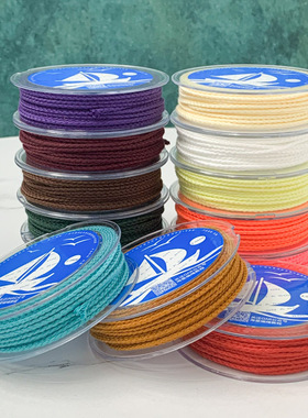 新品25色2mm纯色龙鳞绳棉绳 吊坠挂绳编织绳子手链手绳编绳线棉线