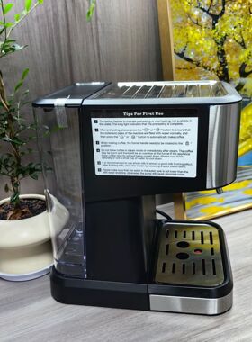 出口半自动意式咖啡机高温萃取打奶泡浓缩咖啡coffee machine工厂
