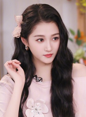关晓彤同款发夹粉色纱纱蝴蝶结发夹顶夹发饰头饰韩国女后脑勺夹子