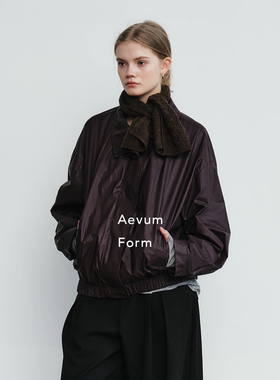 AevumForm牦牛绒镂空交叉围巾