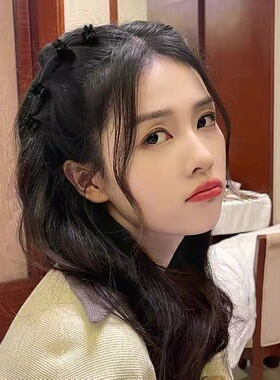 白鹿同款圣诞节头饰小抓夹