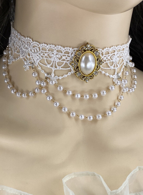 欧式复古原创百搭蕾丝项链