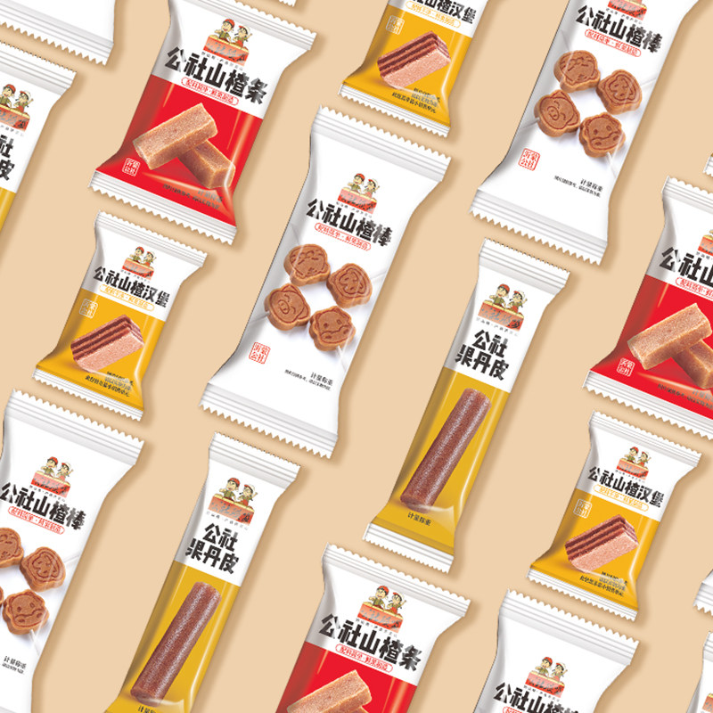 沂蒙公社山楂汇山楂条片球汉堡零食混合伴手礼山东沂蒙特产1000g