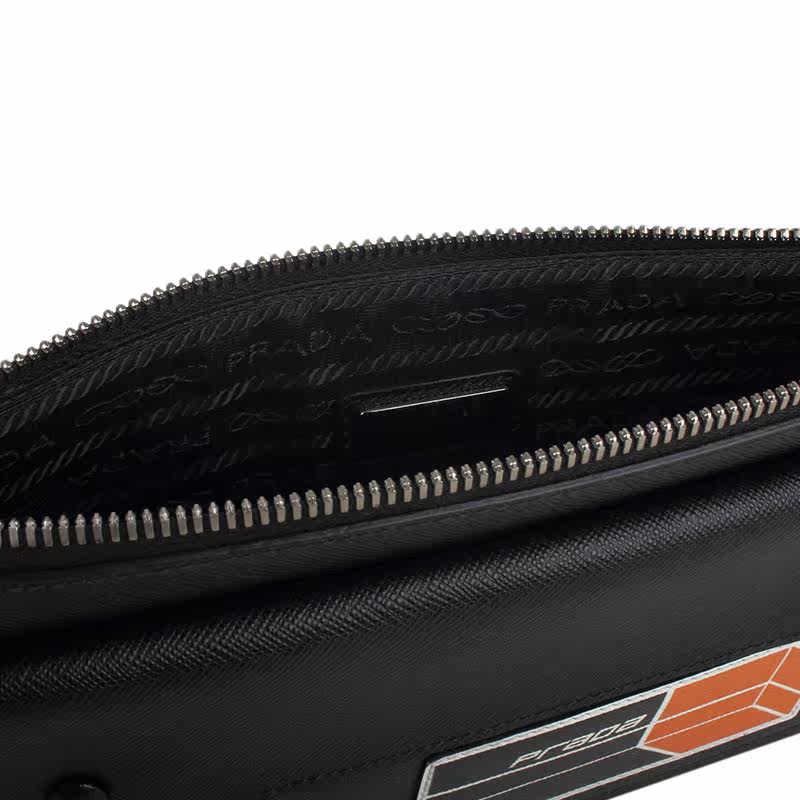 正品prada /普拉达ss手拿包 怀远海外男士包袋