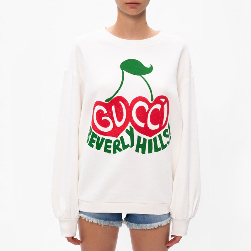 正品gucci /古奇女士酷奇新款卫衣 怀远海外卫衣/绒衫