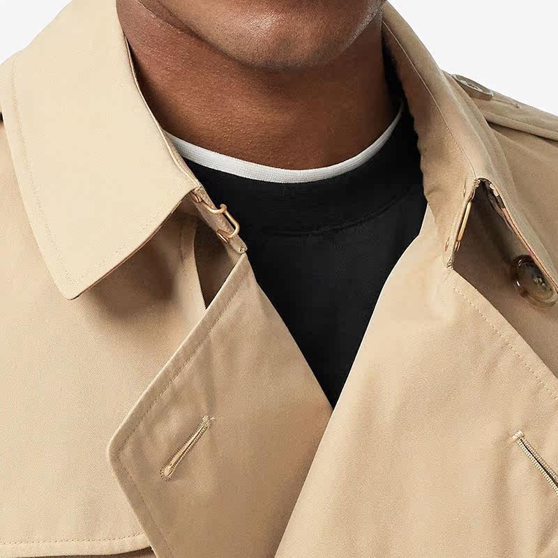 正品burberry /巴宝莉男士ys双排扣 怀远海外T恤