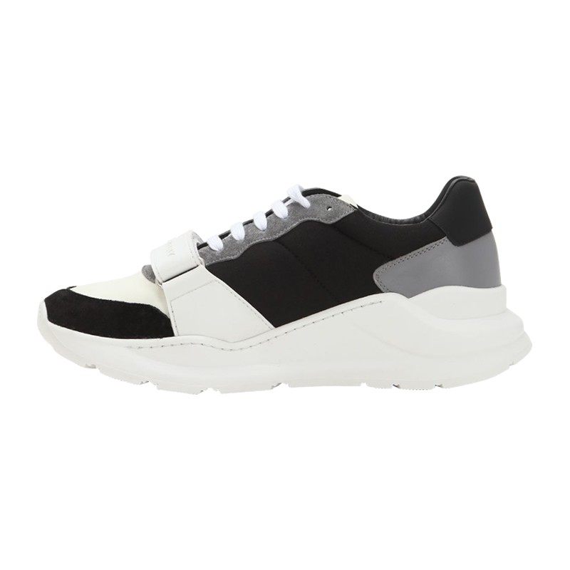 正品burberry /巴宝莉男士拼皮男鞋 怀远海外Polo衫