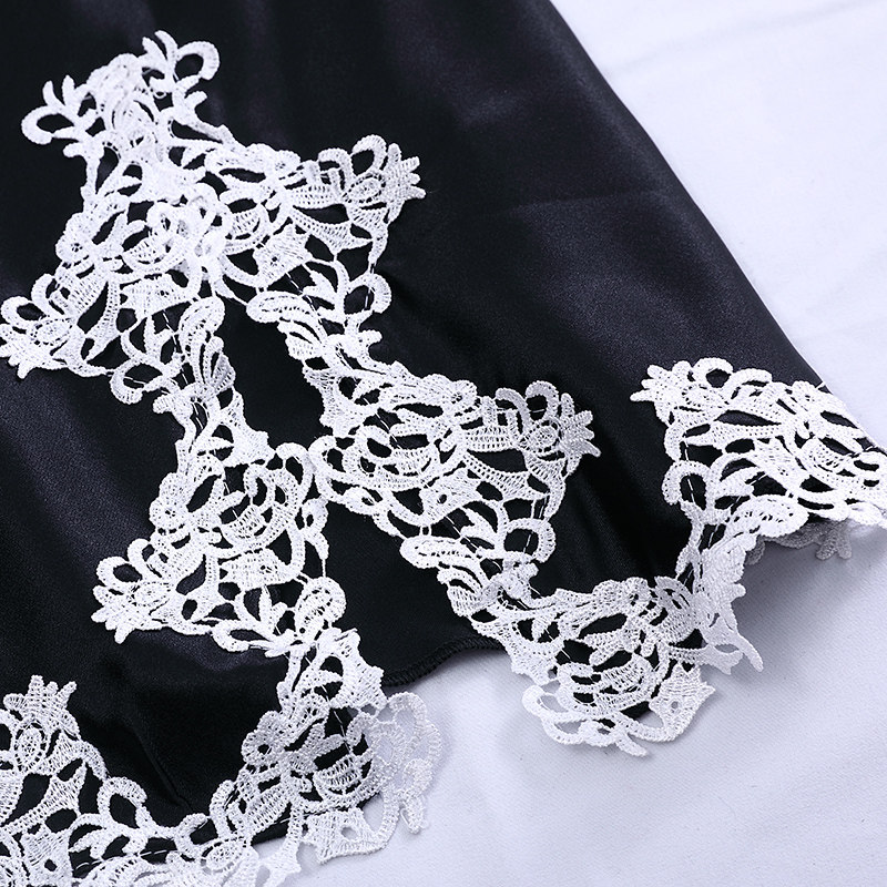 夏季四件套装冰丝性感骚吊带带睡裙 丝涵原睡衣/家居服套装