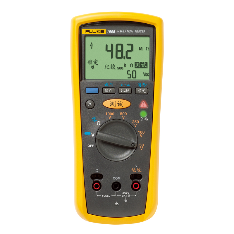 福禄克FLUKE 1503 1508数字摇表绝缘电阻测试仪 兆欧表500V 1000V - 图0