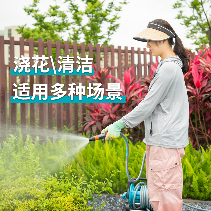 德国进口嘉丁拿园艺浇花洗车水管车手摇收纳架水管收纳架卷管器