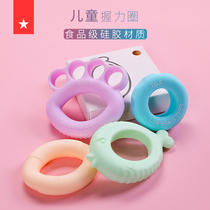 Lauras Star LS1201 Child grip ring Exercise finger strength Rehabilitation Training Fitness Exercise Piano Silicone Gel