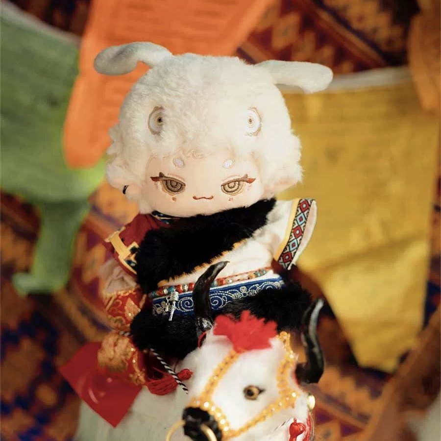 20cm棉花娃娃娃衣原创正版正品无属性民族风毛绒玩偶可换装套装,淘宝优惠券,粉丝福利购,淘宝优惠卷