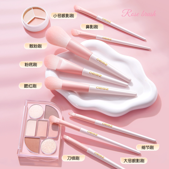Makeup brush set recommended for beginners