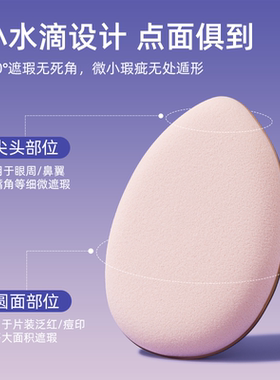欧亿姿mini手指粉扑遮瑕腮红用
