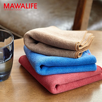 Taiwan imports MAWALIFE tea towels with strong water-absorbent towel thickened with no-sweater tea tray wiping cloth dishcloth