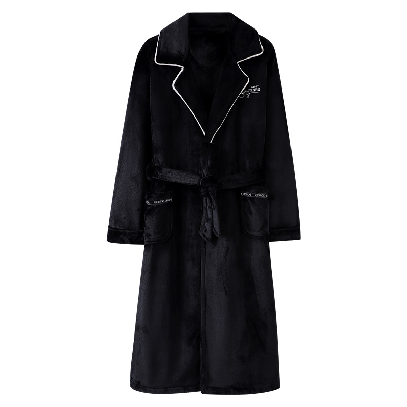 思馨坊情侣睡衣女秋冬季加厚性感大码珊瑚绒浴袍男长款法兰绒晨袍,淘宝优惠券,粉丝福利购,淘宝优惠卷