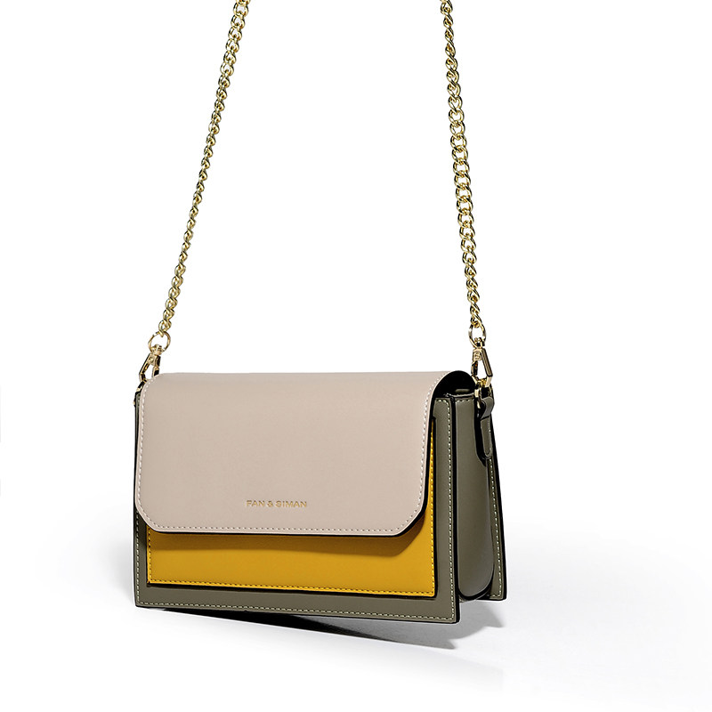 2020新款潮宽带百搭夏季撞色斜挎包 凡思曼女士包袋