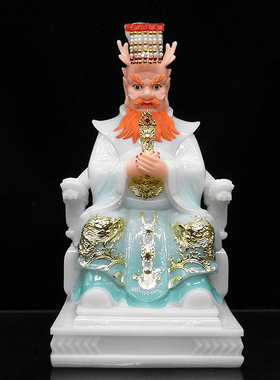 新款汉白玉龙王爷神像实心佛像