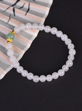 新疆和田玉手串金丝玉男女款手串